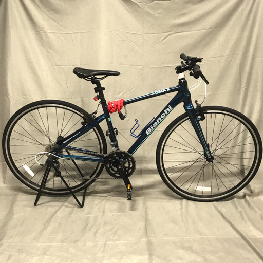 ビアンキ クロスバイク ROMAⅢ 26インチ 自転車 ネイビー SHIMANO Claris